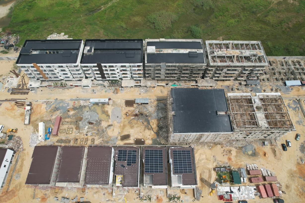 The Nest Lekki Foreshore Smart Homes Solar Installation